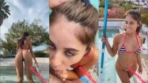 Violet Summers Blowing the pool boy porn video Mega on chickinfo.com