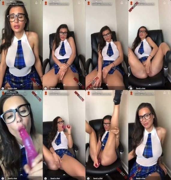 Lana Rhoades naughty school girl masturbation snapchat premium 2019/07/28 on chickinfo.com