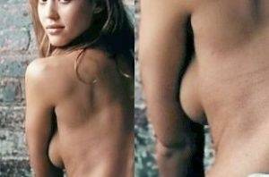 Jessica Alba Nude Side Boob From 201CAwake201D Enhanced on chickinfo.com