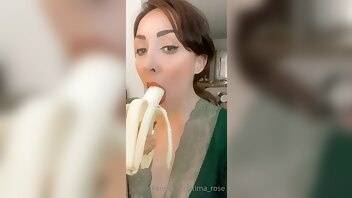 Ultima rose deep banana eating another attempt xxx onlyfans porn on chickinfo.com