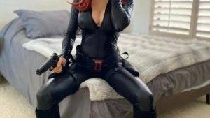 Christina Khalil Black Widow Cosplay Mega on chickinfo.com