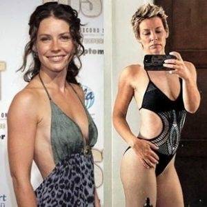 Delphine EVANGELINE LILLY TRANSFORMED INTO A CRAZED LESBIAN on chickinfo.com