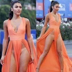 Delphine GIULIA SALEMI CROTCH AND NIPPLE SLIPS DRESS MALFUNCTION on chickinfo.com