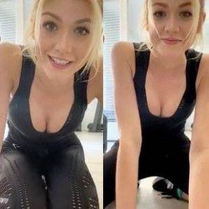 Delphine KATHERINE MCNAMARA SKILLED AT SUBTLY SHOWING HER TITS on chickinfo.com