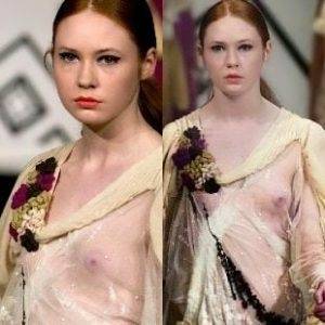 Delphine KAREN GILLAN NUDE TITTY SEE THROUGH PICS ENHANCED on chickinfo.com