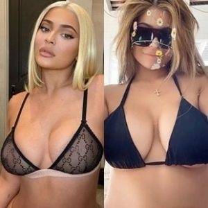 Delphine KYLIE JENNER FLAUNTS HER FAKE BILLIONAIRE BOOBS on chickinfo.com