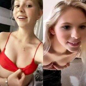 Delphine JORDYN JONES TEASING SHOWING OFF HER TINY TITS on chickinfo.com