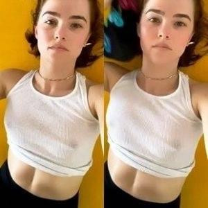 Delphine ZOEY DEUTCH SHOWS HER NIPPLES IN A SEE THRU TOP on chickinfo.com