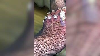 Tatianasnaughtytoes new 2020 12 11 french pedicure black nylon onlyfans leaked video - France on chickinfo.com
