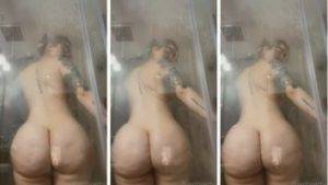 Jen Bretty fat ass in the shower thothub on chickinfo.com