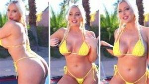 Tara Babcock Youtuber Yellow Bikini Video Leaked on chickinfo.com