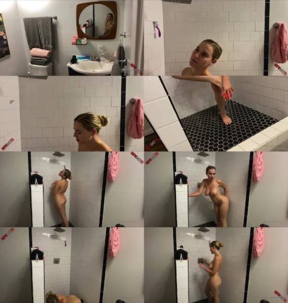 Blake Blossom - dildo masturbation in shower on chickinfo.com