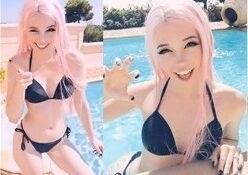 Belle Delphine Sexy Holiday Fun in the Pool Video on chickinfo.com