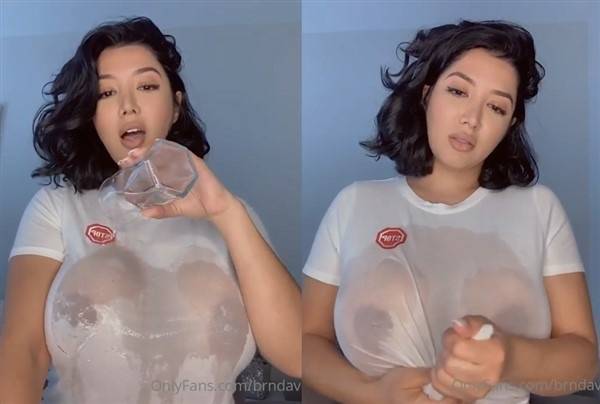 Brenda Vanessa Nude See Through Wet Shirt Video Leaked on chickinfo.com