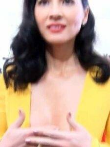 Tiktok Porn Olivia Munn busts the camera guy for filming her boobs on chickinfo.com