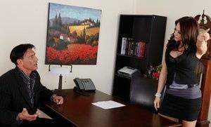 Sexy office milf fuck with wonderfully groomed Chanel Preston on chickinfo.com