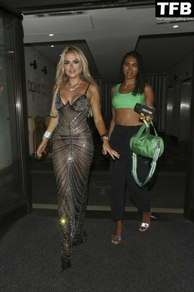 Tallia Storm Looks Hot in a See-Through Dress After the TOWIE Season Launch Party on chickinfo.com