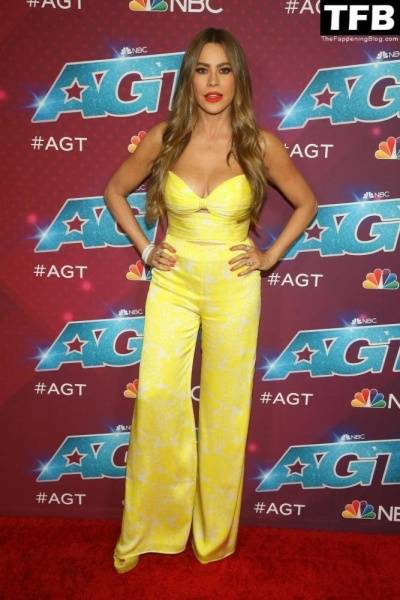 Sofi­a Vergara Flaunts Her Cleavage at the Red Carpet of the 1CAmerica 19s Got Talent 1D Season 17 Live Show on chickinfo.com