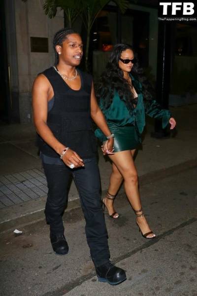 Rihanna & ASAP Rocky Enjoy a Date Night at the Ned Hotel on chickinfo.com