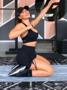 Ana Cheri sexy workout on chickinfo.com