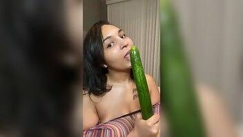 Youngyyonce sneak peek of my own version of the cucumber challenge onlyfans leaked video on chickinfo.com
