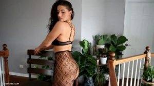 Florina Fitness Topless Black Fishnet on chickinfo.com
