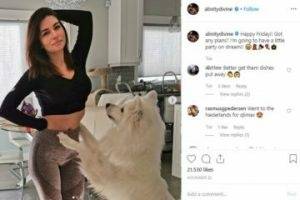 Alinity Compilation Letting Her Dog Smell Her Pussy NSFW on chickinfo.com