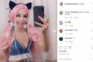 Belle Delphine Wet T-Shirt Nude Tease Hard Nipples Patreon leak on chickinfo.com