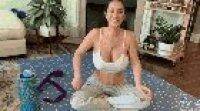 Eva Lovia - Nude Yoga on chickinfo.com