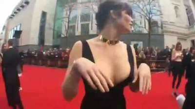 Gemma Arterton and her Amazing Rack. Want to Suck on her Tits Really Hard, Never Letting go. Camera Person Knew what they Were Doing. on chickinfo.com