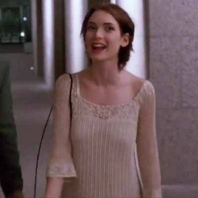 Winona Ryder's 23 year old tits bouncing around on chickinfo.com