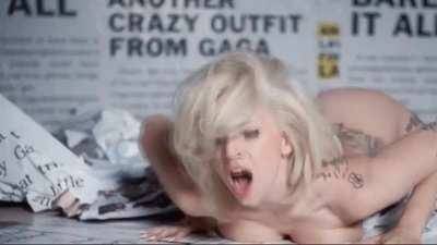 Lady Gaga Being a Tease, Showing us how she Looks When Getting Fucked. on chickinfo.com