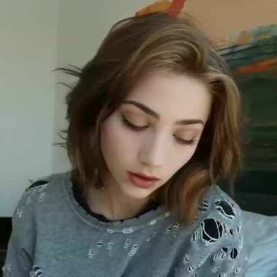 Emily Rudd's cute face would look better covered in cum on chickinfo.com