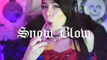 EmilyGrey_ SnowBlows Glass Dildo Blowjob Premium XXX Porn Video on chickinfo.com