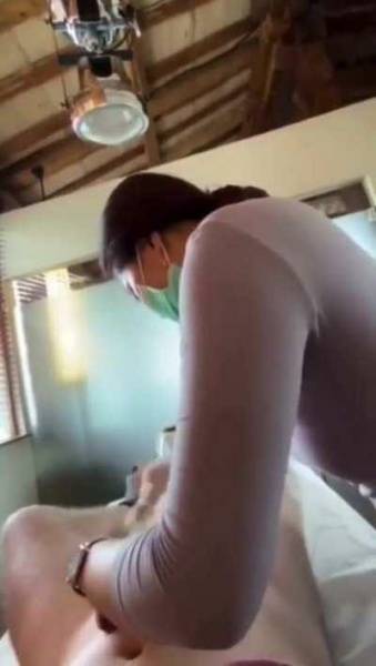 Man Cums On His Asian Esthetician While She Waxes Him on chickinfo.com