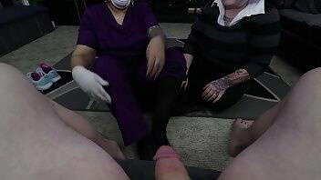 Buttercup covid double footjob xxx video on chickinfo.com