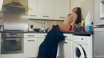 Brianna xo fucking my perverted flatmate in kitchen xxx video on chickinfo.com