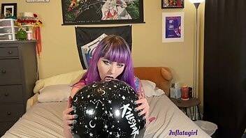 Inflatagirl cumming on goth beach ball with vibrator xxx video on chickinfo.com