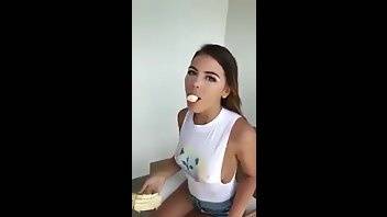 Adriana Chechik eats banana premium free cam snapchat & manyvids porn videos on chickinfo.com