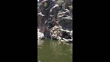 Davina Davis jumps off a cliff premium free cam snapchat & manyvids porn videos on chickinfo.com
