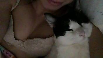 Aidra Fox and her cat premium free cam snapchat & manyvids porn videos on chickinfo.com