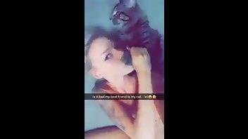 Emma Hix nude lies with cat premium free cam snapchat & manyvids porn videos on chickinfo.com