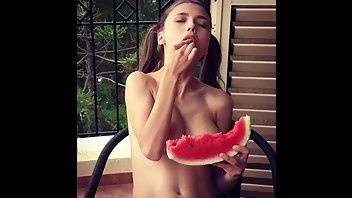 Mila Azul nude eating watermelon premium free cam snapchat & manyvids porn videos on chickinfo.com