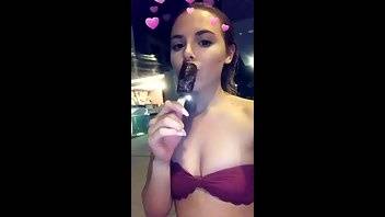 Aubrey Sinclair eats ice cream premium free cam snapchat & manyvids porn videos on chickinfo.com