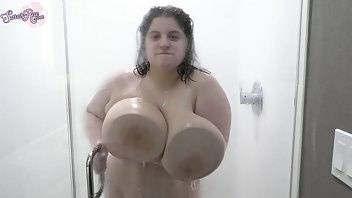 Sarah rae morning shower huge tits boobs BBW porn video manyvids on chickinfo.com