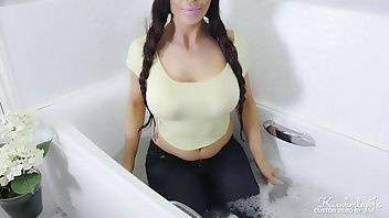 KimberleyJx wet shirt jeans and even wetter pussy xxx premium porn videos on chickinfo.com