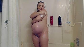 Lanna Amidala 35 weeks pregnant shower head cum xxx premium porn videos on chickinfo.com