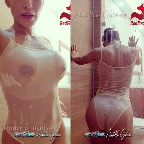 Anabella Galeano Nude Swimsuit Shower Video Leaked on chickinfo.com