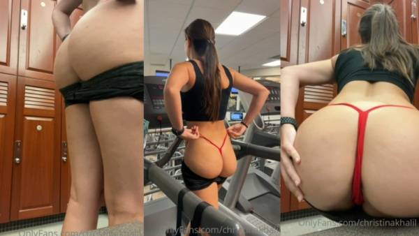Christina Khalil Post Workout Ass Tease Video Leaked on chickinfo.com
