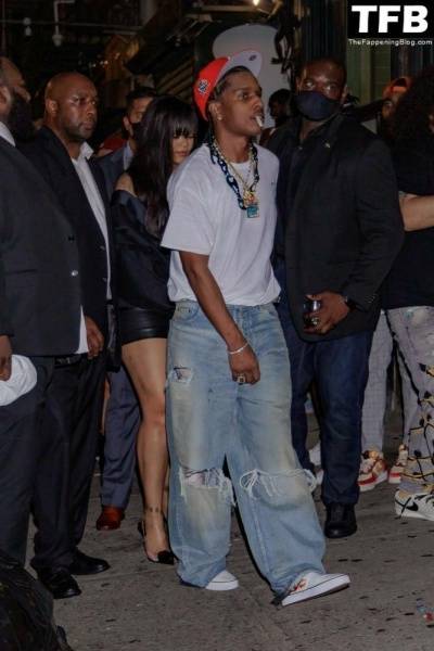Rihanna & ASAP Rocky Have a Wild Night Out For the Launch in New York - New York on chickinfo.com